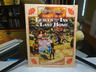 1987 Tsr Ad&d Dragonlance Leaves From The Inn Of Last Home 8446 1st Prt Vf,