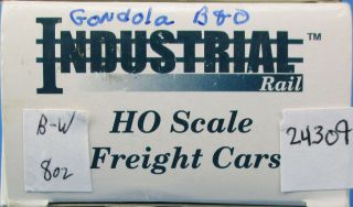 Industrial Rail HO Gauge Baltimore & Ohio B&O 24309 Freight Gondola Car ILC01U 2