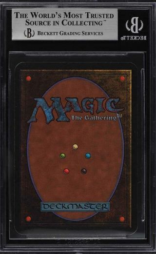 1993 Magic The Gathering MTG Alpha Time Vault R A BGS 8.  5 NM - MT,  (PWCC) 2