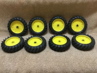 Parts,  Ertl John Deere Wheels For A 8630,  8640,  & 8650 4 Wheel Drive Toy Tractor