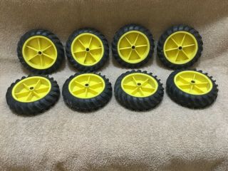 Parts,  Ertl John Deere wheels for a 8630,  8640,  & 8650 4 wheel drive toy tractor 2