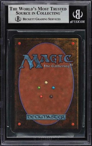 1993 Magic The Gathering MTG Alpha Demonic Tutor U K BGS 9 (PWCC) 2