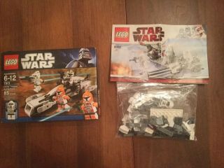 Lego Star Wars Clone Trooper Battle Pack 7913 And Snow Trooper Battle Pack 8084