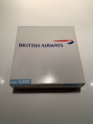 Herpa Wings 1:500 British Airways “canada” Boeing 777 - 200