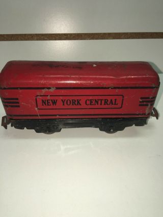 Vintage Marx Tin O Scale Train Car York Central