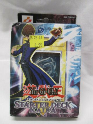 Yu - Gi - Oh 2002 Starter Deck Kaiba 1st Edition Na English Sdk - 001