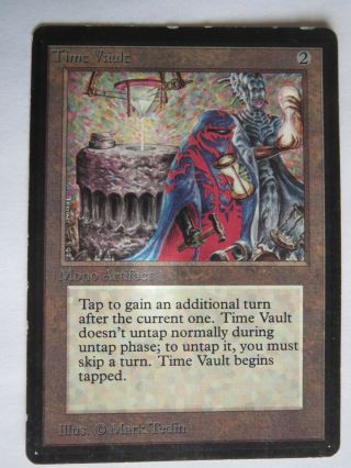 1993 Magic The Gathering Mtg Beta Time Vault