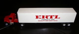 Toy Truck Ertl Semi Tractor Trailer " Ertl "