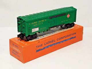 Lionel Postwar 6572 Railway Express Box Car W/box,  - Unrun ? Collector Grade