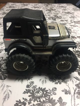 Vtg 1984 Buddy L Jeep Renegade Wrangler Bruiser 4x4 Lifted Rubber Tires Metal