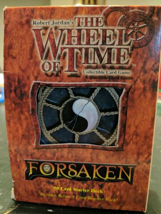 The Wheel Of Time Collectible Card Game,  Forsaken 50 Card Starter Deck