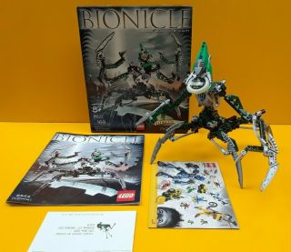 Lego ® Bionicle ™ Warriors 8622: Nidhiki (complete) W/box Manuals