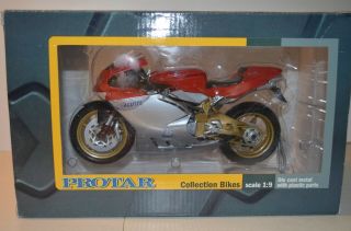 Protar Mv Agusta F4 Crc 1/9 Scale Die - Cast Motorcycle Model Red And Silver