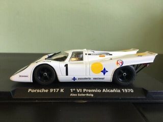Fly Car Model - Porsche 917k - 1970 1er Premio Alcañiz - Slot Car 1:32 Scale
