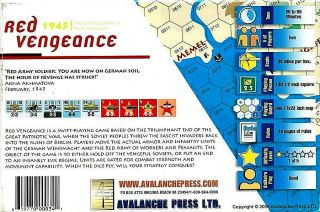 Avalanche Wargame RED VENGEANCE : Destruction of NAZI German UNPUNCHED 1945 b2 2