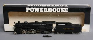 Powerhouse 8022 Ho Scale Baltimore & Ohio Usra Light 4 - 6 - 2 Pacific Steam Locomot