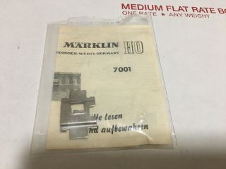 Marklin 7001 Coupling Gauge With Instructions Ho Scale Vintage Ex/nm S/h