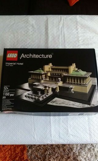 Lego Architecture Imperial Hotel 21017 W/booklet Incomplete