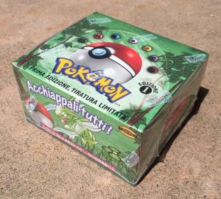 Pokemon Jungle 1st Edition Italian Booster Box - Factory