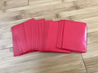 Red Yugioh Ultra Pro Deck Sleeves 47 Count