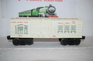 O Scale Trains Lionel Savings Bank Box Car 6050
