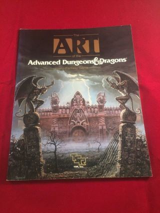 The Art Of The Advanced Dungeons & Dragons Vgc Color Plates D&d Fantasy Game