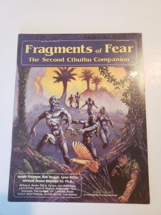Chaosium Call Of Cthulhu Fragments Of Fear - The Second Cthulhu Companion 2310