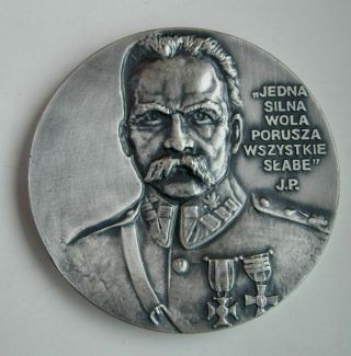 Polish Poland Marshal Pilsudski Legion Medal 70 Anniversary Of Independence