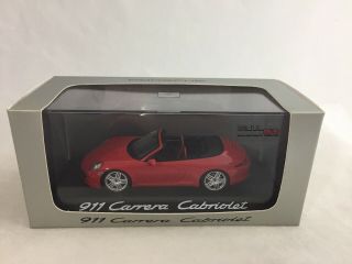 1/43 Minichamps Porsche 911 Carrera Cabriolet,  Red,  Wap 020 012 0c