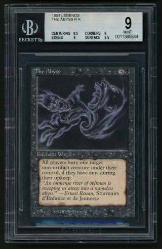 1x Bgs 9 The Abyss Mtg Legends - Kid Icarus -