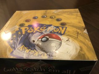 Pokemon Base Set Unlimited 1999 Factory 36 Booster Pack Box
