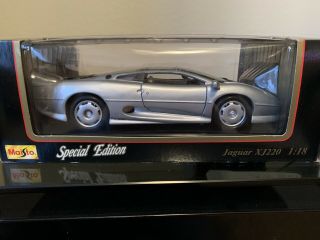 Maisto Special Edition 1992 Jaguar Xj220 1:18 Die - Cast - Silver