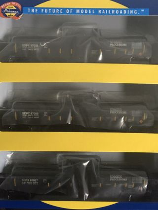 Athearn Rtr 30k Gallon Sdpx 3 - Pack Ethanol Tank Car Pack Ath97648 Ho Scale