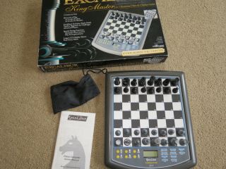 Us Chess Excalibur King Master 2 - In - 1 Electronic Chess & Checker Game -