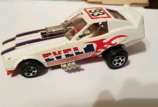 Evel Knievel 1976 Ideal Diecast Precision Miniatures Funny Car