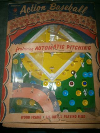 1962 Pressman " Roger Maris " Action Baseball Game - 2279 W/original Box