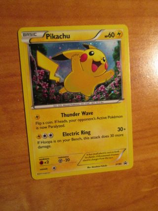 Lp/nm Pokemon Pikachu Card Black Star Promo Set Xy89 Holo Collector Chest Tin