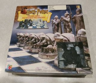 Harry Potter Wizard Chess Set 2002 Mattel 43533 Complete Board Game Euc