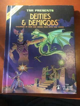 Advanced Dungeons And Dragons Deities And Demigods Non Cthulu Edition
