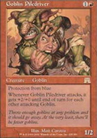 1 X Nm Goblin Piledriver Onslaught Ons Mtg Magic