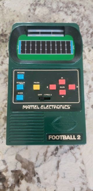 Vintage Mattel Electronics,  Football 2 Hand Held Game,