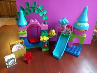 Euc Lego Duplo Disney Princess Ariel Undersea Castle 10515 Little Mermaid 100
