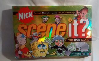 Nickelodeon Nick Scene It? 2006 Mattel,  Dvd Game 100 Complete