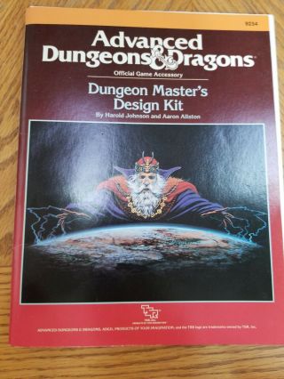 Tsr Ad&d 1st Ed Dungeon Master 