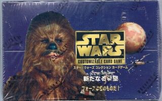 Star Wars Ccg Japanese A Hope Swccg Tcg - 3 Booster Boxes
