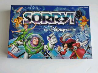 2001 Sorry Disney Edition Board Game Ages 6 And Up 100 Complete Buzz