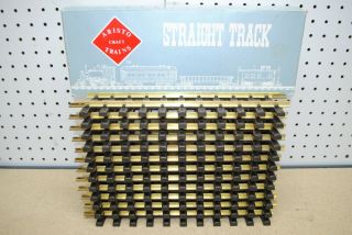 Aristo - Craft Art - 11000 X 12 300mm Brass Straight Track W/box G - Scale