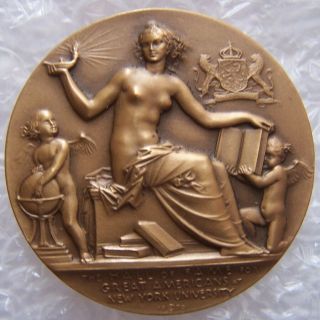 John Lothrop Motley Nude Medallic Art Hall Of Fame Great Americans At Nyu Medal