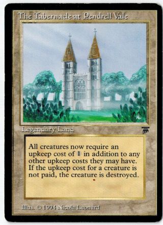 The Tabernacle At Pendrell Vale Legends Mtg Lp