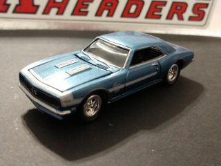 1968 Chevrolet Chevy Camaro Ss 396 Limited Edition 1/64 Scale Collectible Blue